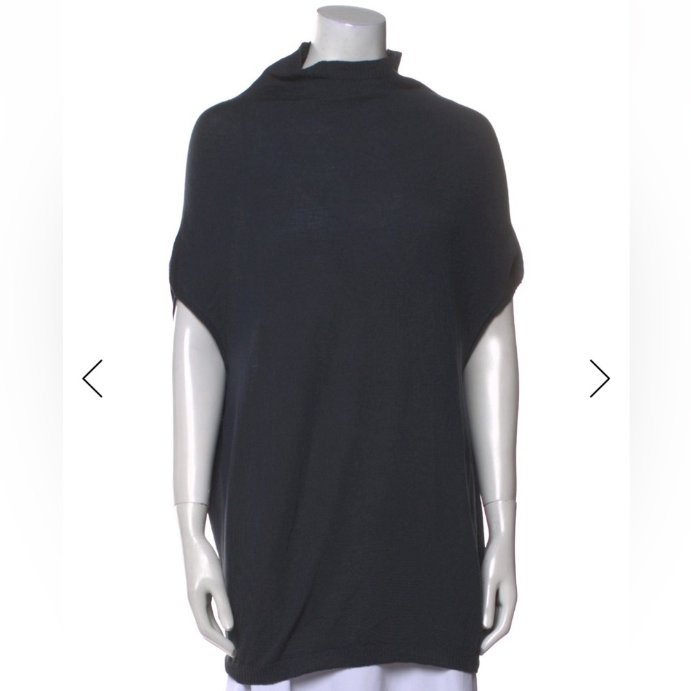 Rick Owens Vicious S/S14 Grey Mockneck Top